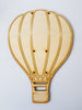 Ξύλινη πλάτη λαμπάδας Αερόστατο - So Cute Cut