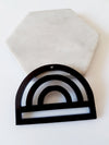 Πλεξιγκλάς ακρυλικό στοιχείο Ουράνιο Τόξο σε συσκευασία 4 τεμαχίων - So Cute Cut
