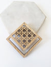 Ξύλινα rattan γεωμετρικά στοιχεία σε συσκευασία 6 τεμαχίων - So Cute Cut