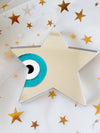 Επιτραπέζιο γούρι αστέρι με μάτι από πλεξιγκλάς καθρέφτη - So Cute Cut