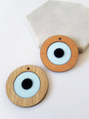 Ξύλινο και πλεξιγκλάς στοιχείο μάτι σε συσκευασία 6 τεμαχίων - So Cute Cut