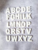 Κεφαλαία γράμματα από πλεξιγκλάς σε συσκευασία 1 σετ (24 ή 26 τμχ.) - So Cute Cut