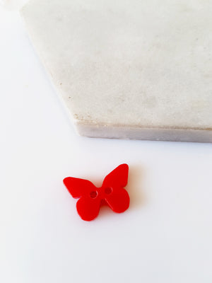 Ακρυλικό πλέξι μοτίφ Πεταλούδα με 2 τρύπες σε συσκευασία 20 τεμαχίων. - So Cute Cut