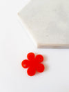 Aκρυλικό πλέξι μοτίφ λουλουδάκι με 2 τρύπες σε συσκευασία 20 τεμαχίων - So Cute Cut