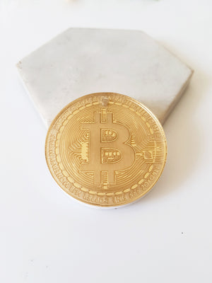 Bitcoin κρεμαστό στοιχείο από plexiglass - So Cute Cut