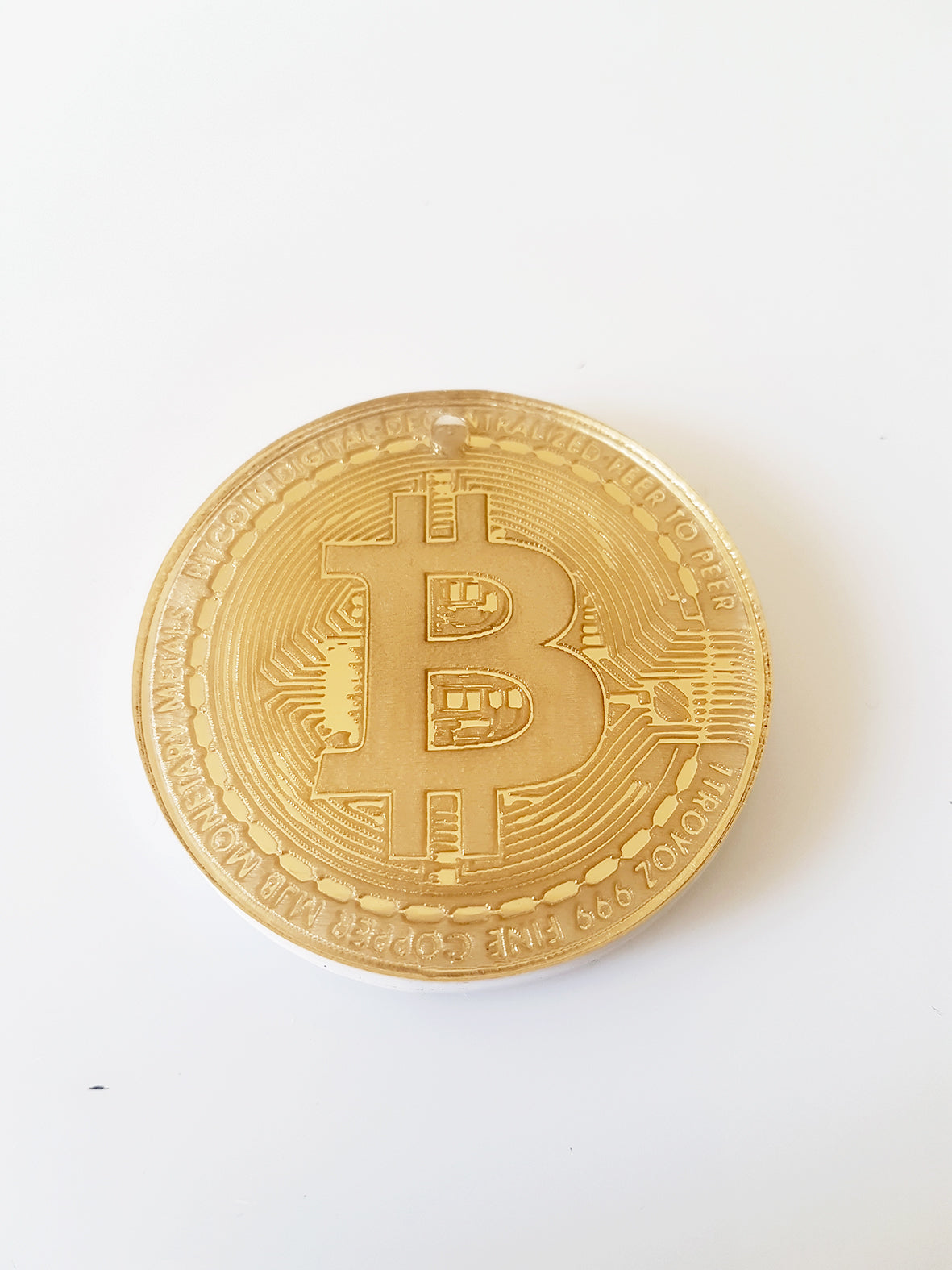 Bitcoin κρεμαστό στοιχείο από plexiglass - So Cute Cut