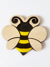 Σετ 2 τεμαχίων, πλάτη λαμπάδας και ασορτί στοιχείο Μέλισσα - So Cute Cut