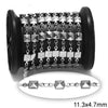 Αλυσίδα Ατσάλινη Διάστημα Τετράγωνο 11.3x4.7mm σε συσκευασία 2 μέτρων - So Cute Cut