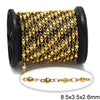 Αλυσίδα Ατσάλινη Διάστημα Μπίλια 8.5x3.5x2.6mm σε συσκευασία - So Cute Cut