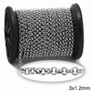 Αλυσίδα Ατσάλινη Γιαννιώτικη 3x1.2mm σε συσκευασία 2 μέτρων - So Cute Cut
