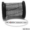 Αλυσίδα Ατσάλινη Figaro 1:3 3x0.8mm σε συσκευασία 2 μέτρων - So Cute Cut