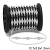 Αλυσίδα Ατσάλινη Ρόμβος Διάστημα 12.7x3.8x1.3mm σε συσκευασία 2 μέτρων - So Cute Cut