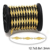 Αλυσίδα Ατσάλινη Ρόμβος Διάστημα 12.7x3.8x1.3mm σε συσκευασία 2 μέτρων - So Cute Cut