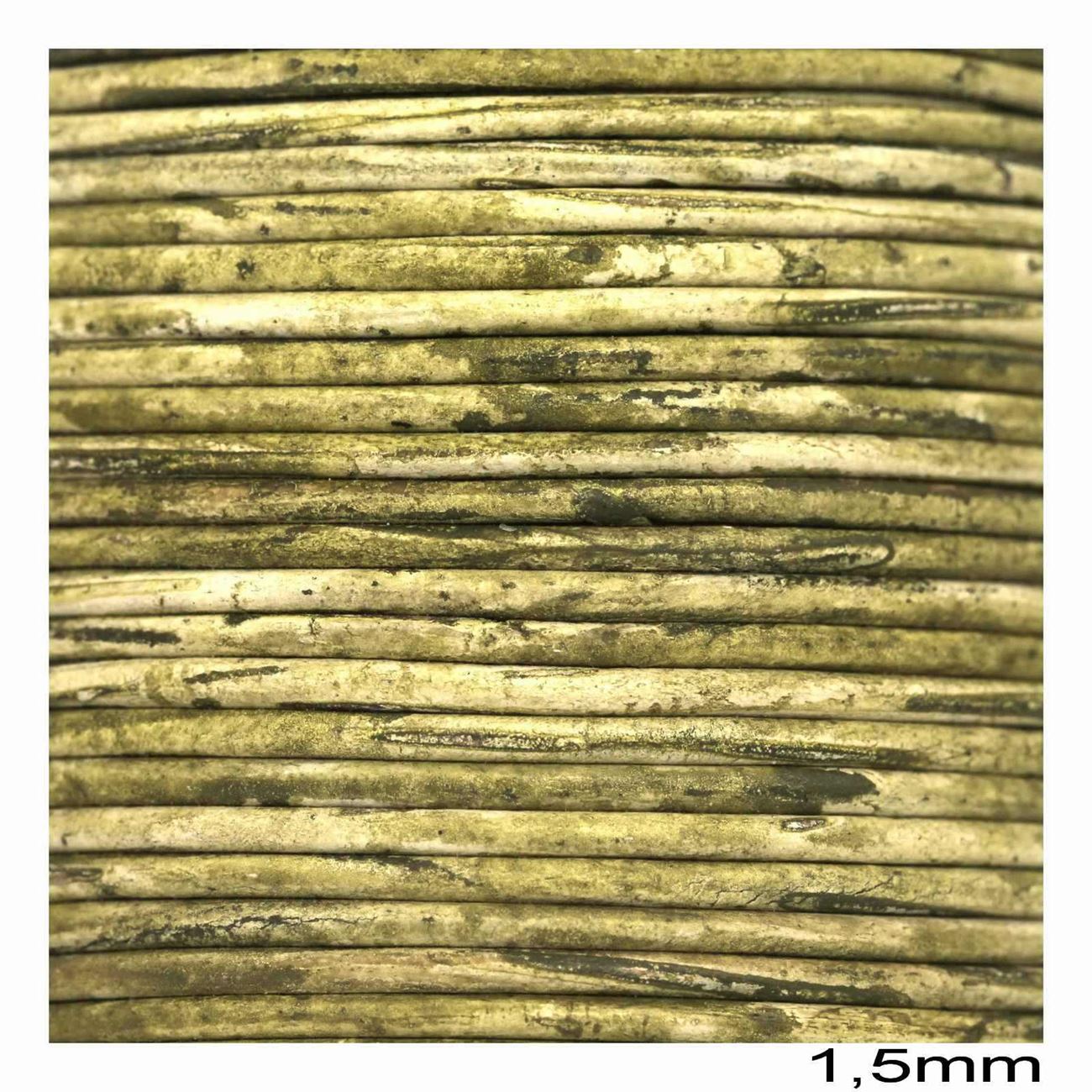 Κορδόνι Δέρμα Vintage 1.5mm σε συσκευασία 25 μέτρων σε ποικιλία χρωμάτων - So Cute Cut