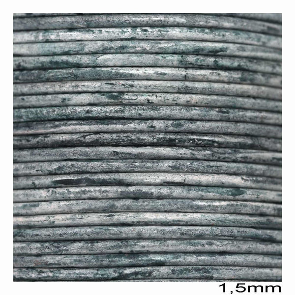 Κορδόνι Δέρμα Vintage 1.5mm σε συσκευασία 25 μέτρων σε ποικιλία χρωμάτων - So Cute Cut