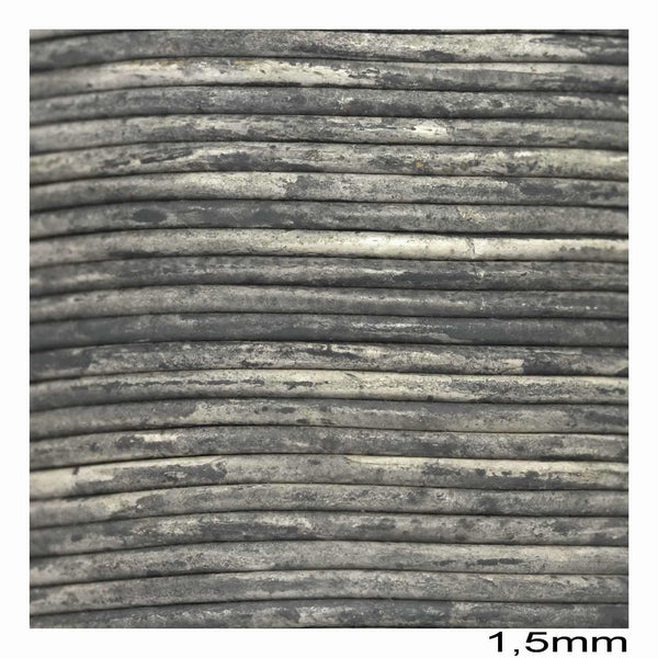 Κορδόνι Δέρμα Vintage 1.5mm σε συσκευασία 25 μέτρων σε ποικιλία χρωμάτων - So Cute Cut