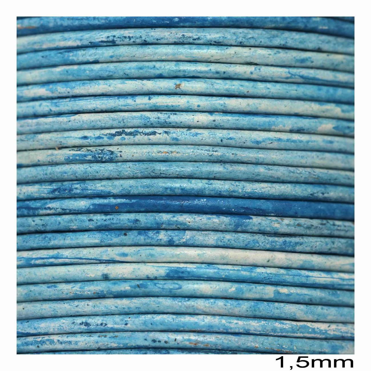 Κορδόνι Δέρμα Vintage 1.5mm σε συσκευασία 25 μέτρων σε ποικιλία χρωμάτων - So Cute Cut