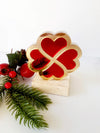 Επιτραπέζιο γούρι Τετράφυλλο τριφύλλι με καρδιές - So Cute Cut