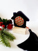 Επιτραπέζιο γούρι Σπιτάκι με pattern μάτια και φούντα - So Cute Cut