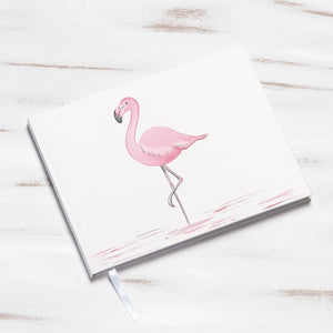 Βιβλίο ευχών βάπτισης Flamingo σε συσκευασία 1 τεμαχίου - So Cute Cut