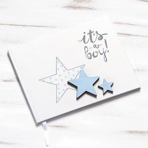 Βιβλίο ευχών βάπτισης Αστέρι σε συσκευασία 1 τεμαχίου - So Cute Cut