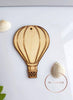 Ξύλινο διακοσμητικό στοιχείο αερόστατο σε συσκευασία - So Cute Cut