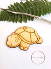 Ξύλινο διακοσμητικό στοιχείο χελώνα σε συσκευασία - So Cute Cut
