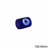 Χάνδρα Σωλήνας Γυάλινη Μάτι 10x16mm σε συσκευασία 20 τεμαχίων - So Cute Cut