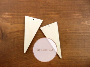 Ξύλινο διακοσμητικό στοιχείο σε ανάποδο τριγωνικό σχήμα - So Cute Cut