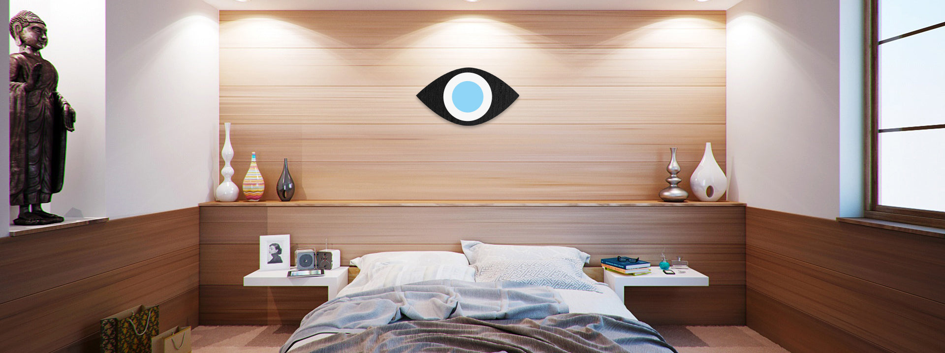 Διακοσμητικό τοίχου Minimal Eye σε συσκευασία 1 τεμαχίου - So Cute Cut