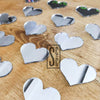 Ακρυλικό πλέξι μοτίφ καρδιά καθρέφτης σε συσκευασία - So Cute Cut