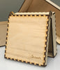 Κουτί ξύλινο σε τετράγωνο σχήμα με το λογότυπο σας σε συσκευασία 5 τεμαχίων - So Cute Cut