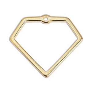 Εξάρτημα σκουλαρίκι διαμάντι περίγραμμα σε συσκευασία 16 τεμαχίων - So Cute Cut