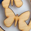 Ξύλινο διακοσμητικό στοιχείο πεταλούδες - So Cute Cut