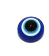Χάντρα ρητίνης στρογγυλή ματάκι cabochon 6 mm σε συσκευασία 100 τεμαχίων - So Cute Cut