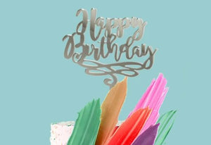 Happy birthday topper για τούρτα γενεθλίων - So Cute Cut