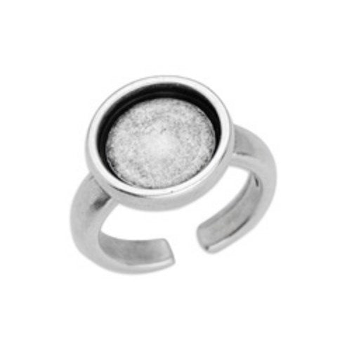 Δαχτυλίδι 17mm με καστόνι για cabochon 12mm σε συσκευασία 4 τεμαχίων - So Cute Cut