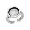 Δαχτυλίδι 17mm με καστόνι για cabochon 12mm σε συσκευασία 4 τεμαχίων - So Cute Cut