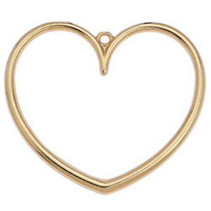 Μοτίφ καρδιά περίγραμμα κρεμαστό σε συσκευασία 6 τεμαχίων - So Cute Cut