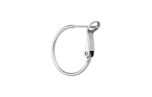 Σκουλαρίκι κρίκος ορειχάλκινος 1.2x18mm με κούμπωμα καρφί inox σε συσκευασία 80 τεμαχίων - So Cute Cut