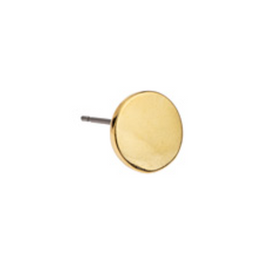 Σκουλαρίκι δίσκος 10mm για χάραξη με καρφί τιτανίου σε συσκευασία 10 τεμαχίων - So Cute Cut
