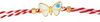 Μοτίφ πεταλούδα περίγραμμα με 2 κρικάκια σε συσκευασία 15 τεμαχίων - So Cute Cut