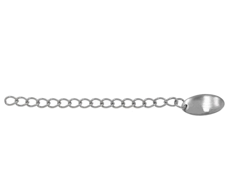 Αλυσίδα Ατσάλινη Προέκταση 6cm με Νύχι 6x12 mm σε συσκευασία 25 τεμαχίων - So Cute Cut