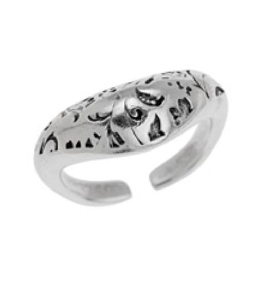 Δαχτυλίδι Boomerang floral 17mm σε συσκευασία 3 τεμαχίων - So Cute Cut
