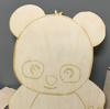Ξύλινο διακοσμητικό στοιχείο αρκουδάκι Panta - So Cute Cut