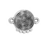 Μοτίφ κύκλος έθνικ με spiral pattern με 2 κρικάκια σε συσκευασία - So Cute Cut