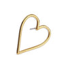 Σκουλαρίκι καρδιά περίγραμμα με pin τιτανίου σε συσκευασία 14 τεμαχίων - So Cute Cut