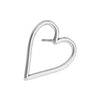 Σκουλαρίκι καρδιά περίγραμμα με pin τιτανίου σε συσκευασία 14 τεμαχίων - So Cute Cut