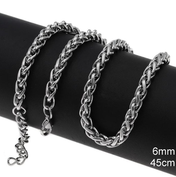 Αλυσίδα Ατσάλινη Spiga 6mm σε συσκευασία 4 τεμαχίων - So Cute Cut