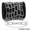 Αλυσίδα Ατσάλινη Κρίκος Οβάλ 16.4x8x1.5mm σε συσκευασία 2 μέτρων - So Cute Cut